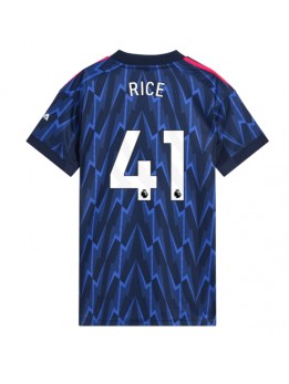 Arsenal Declan Rice #41 Replika Borta Kläder Dam 2025-26 Kortärmad